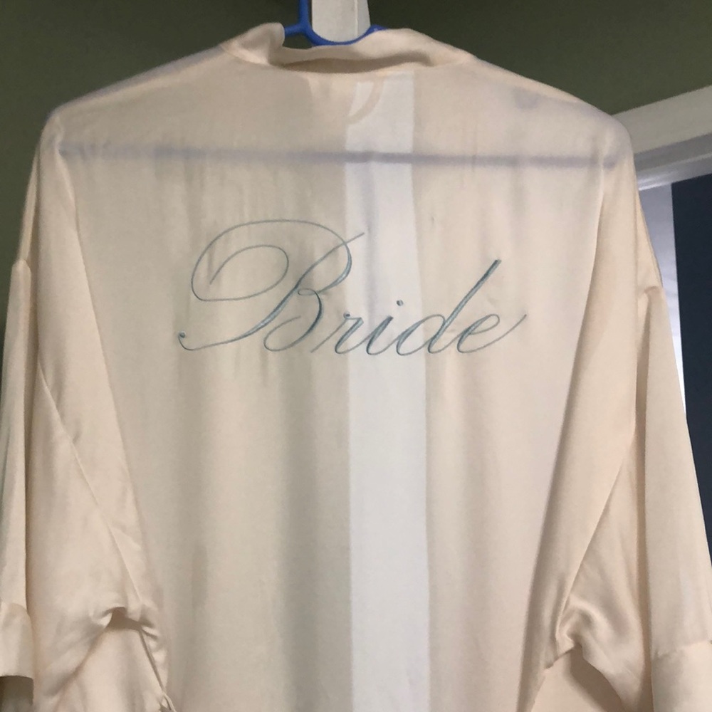 Victoria’s Secret Cream Bride Robe